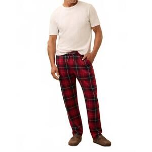 NEW FAHERTY legend pajama pant in crimson river plaid